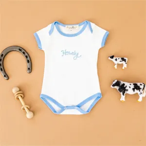 Howdy! Bodysuit - Sky by Luna and Arlo