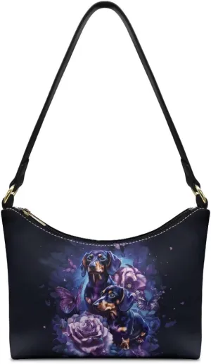 HUGS IDEA Shoulder Bag for Women Small Clutch Purse Mini Handbags PU Leather Underarm Bag
