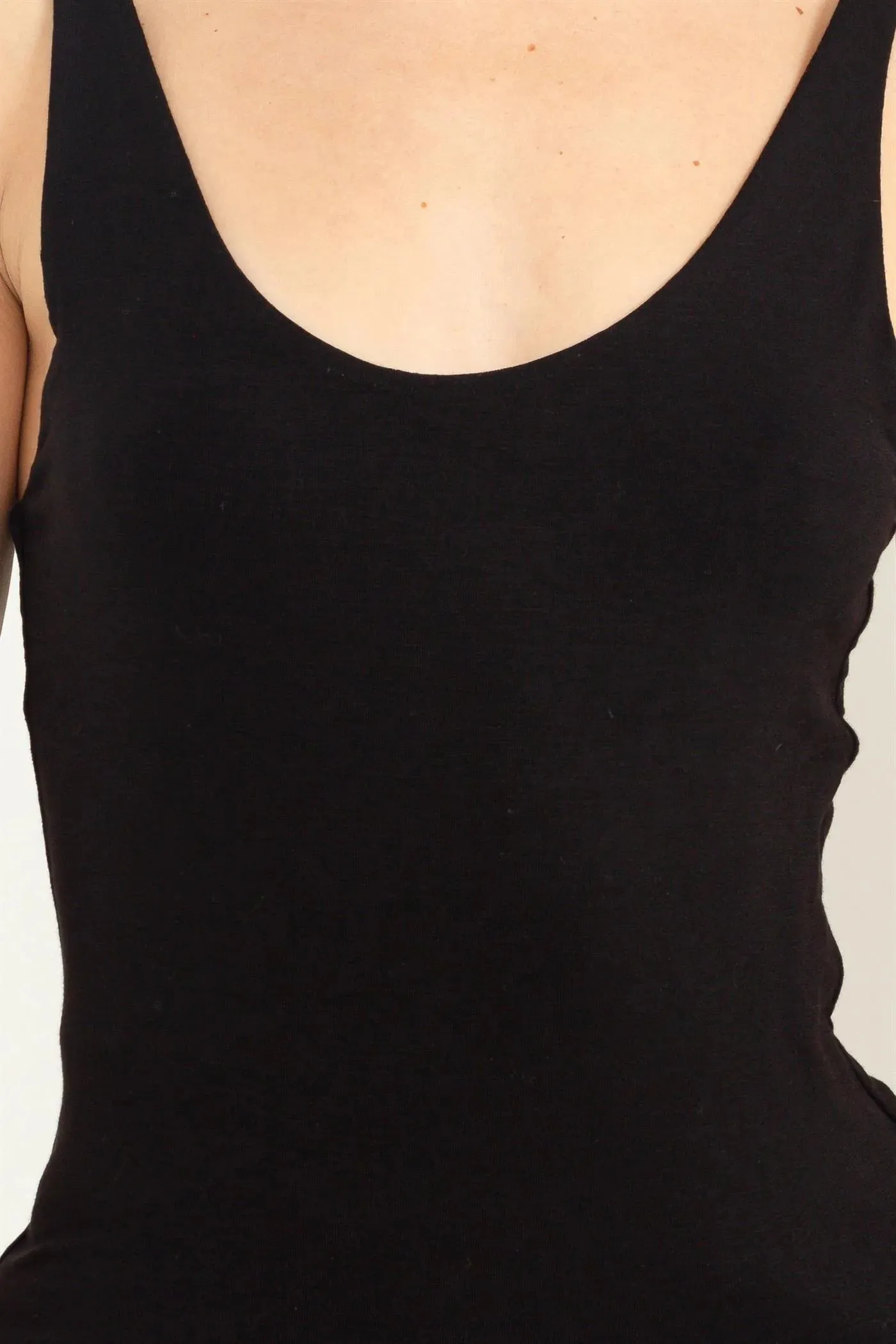 Hyfve Double Zero Balance Out Scoop Neck Cami Top In Black