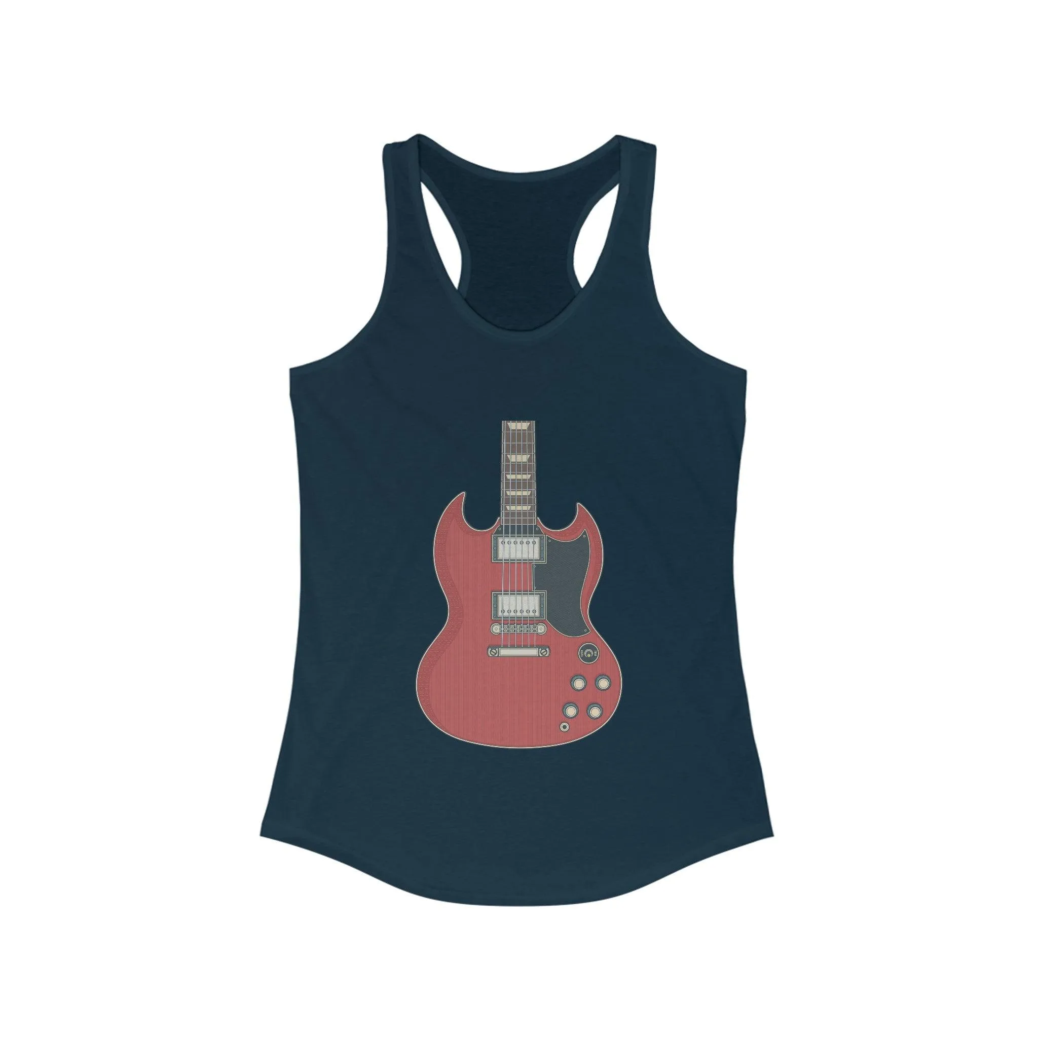 Iconic Red SG Women's Ideal Racerback Tank