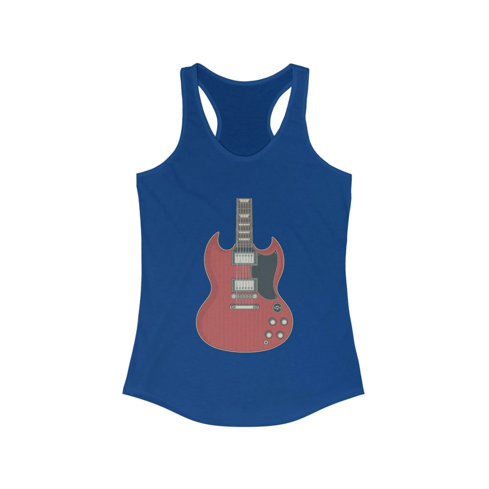 Iconic Red SG Women's Ideal Racerback Tank