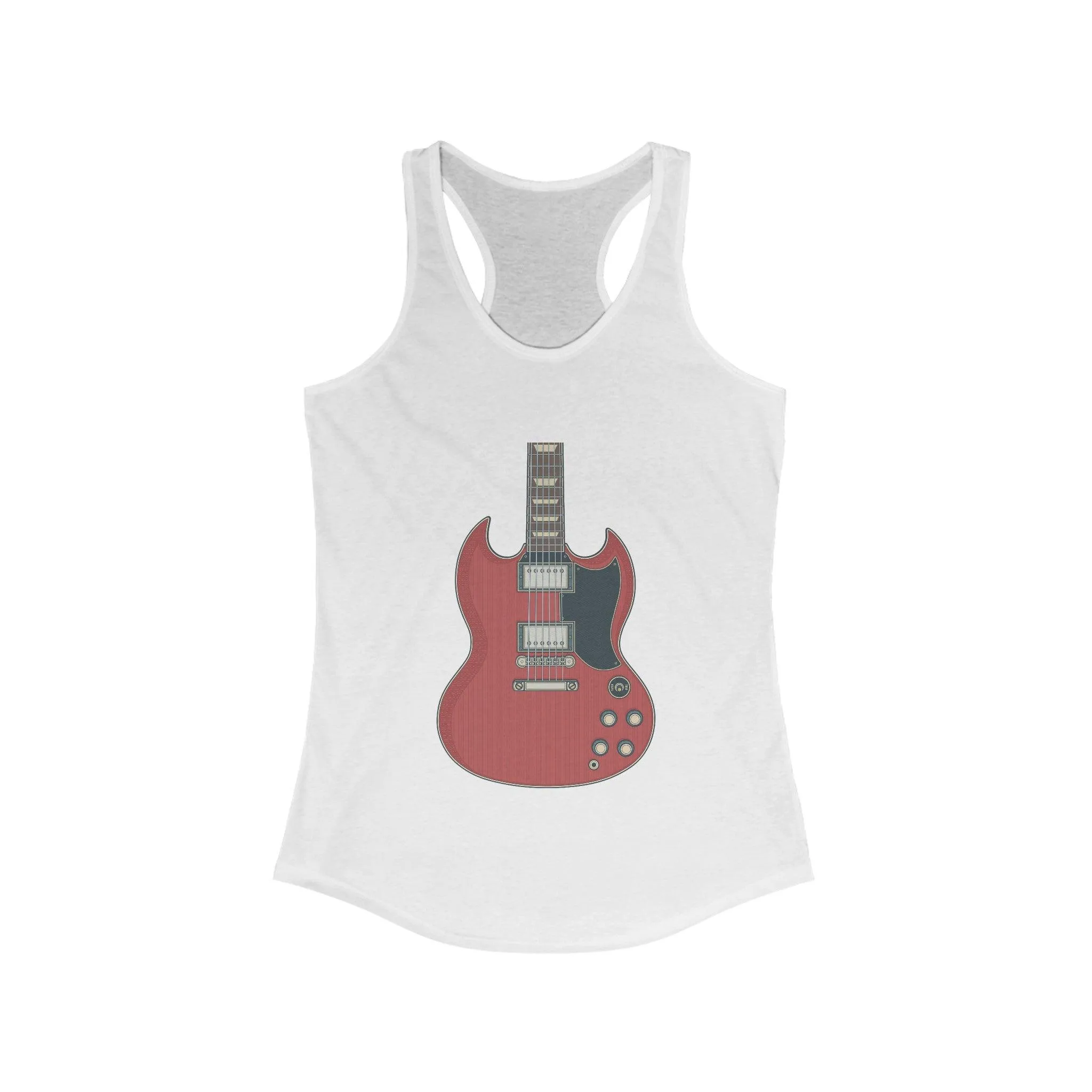Iconic Red SG Women's Ideal Racerback Tank