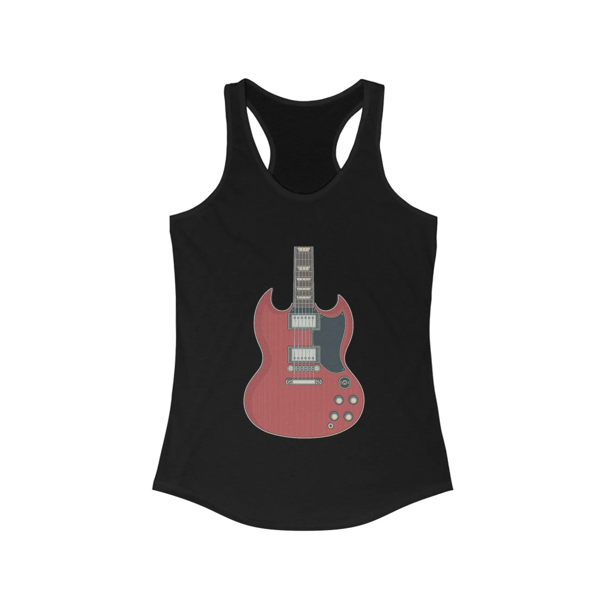 Iconic Red SG Women's Ideal Racerback Tank