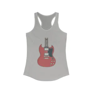 Iconic Red SG Women's Ideal Racerback Tank