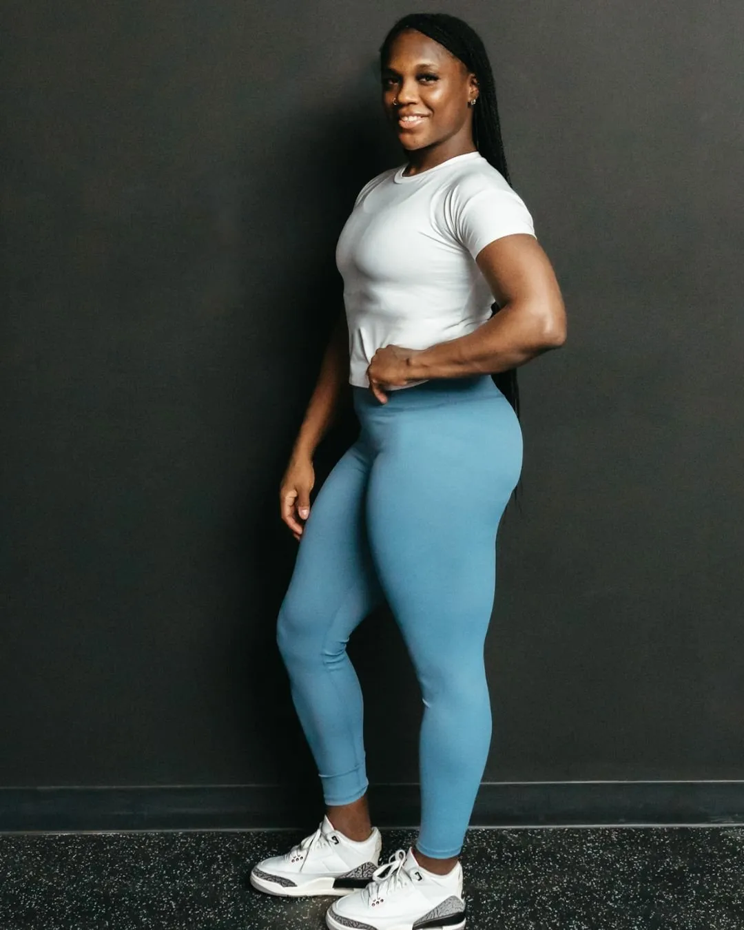 [INFINITECH] Training Crop Tee - White