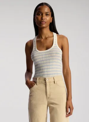 Iris Fine Cotton Knit Tank
