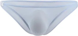 JEsilunmaMY Mens Low Rise Panties Ice Silk Bulge Pouch Bikini Briefs Underwear Soft Comfortable Breathable Swim Underpants