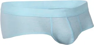 JEsilunmaMY Mens U Convex Boxer Briefs Low Rise Soft Comfortable Cotton Underwear Solid Sport Supporter Underpants Swimwear