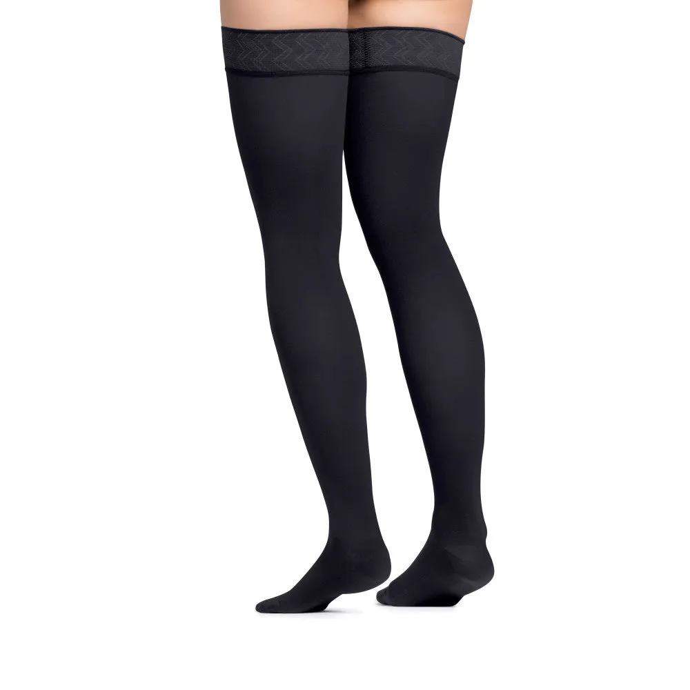 Jobst Opaque Maternity Thigh Highs w/Top Band 15-20 mmHg