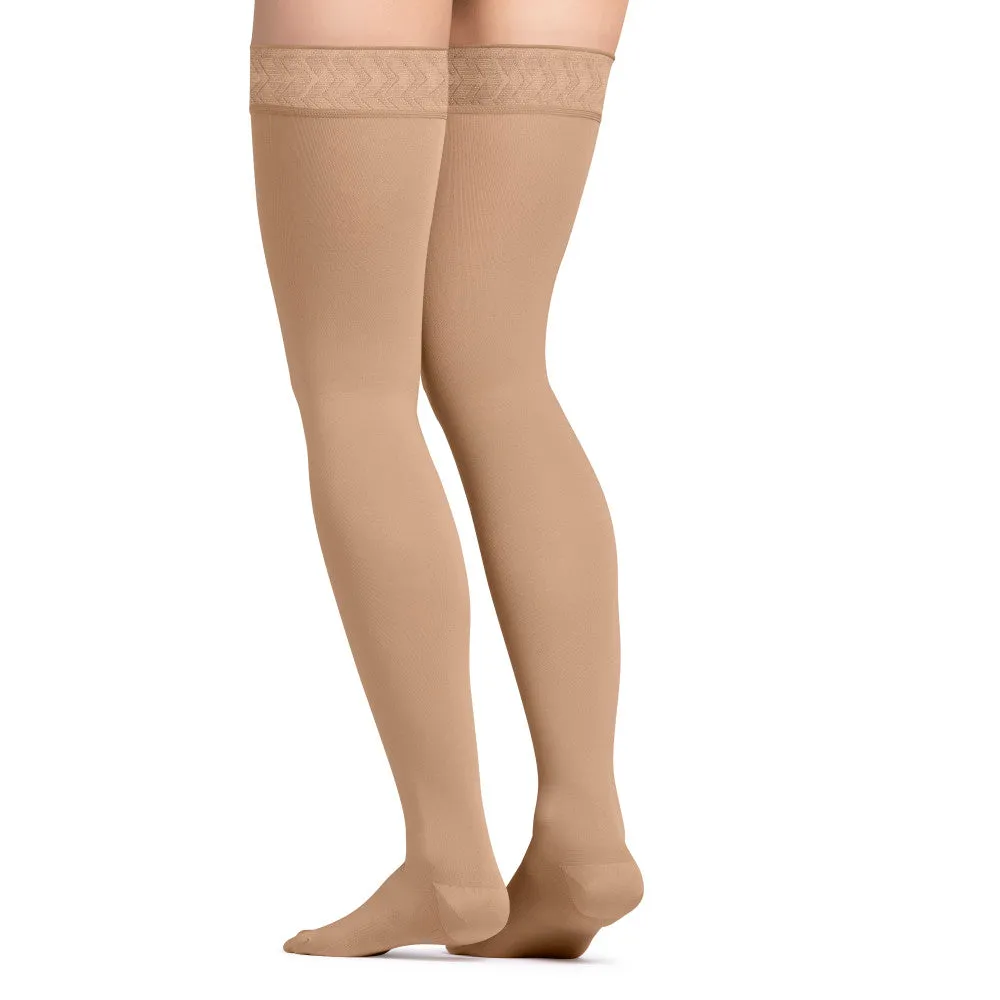 Jobst Opaque Maternity Thigh Highs w/Top Band 15-20 mmHg
