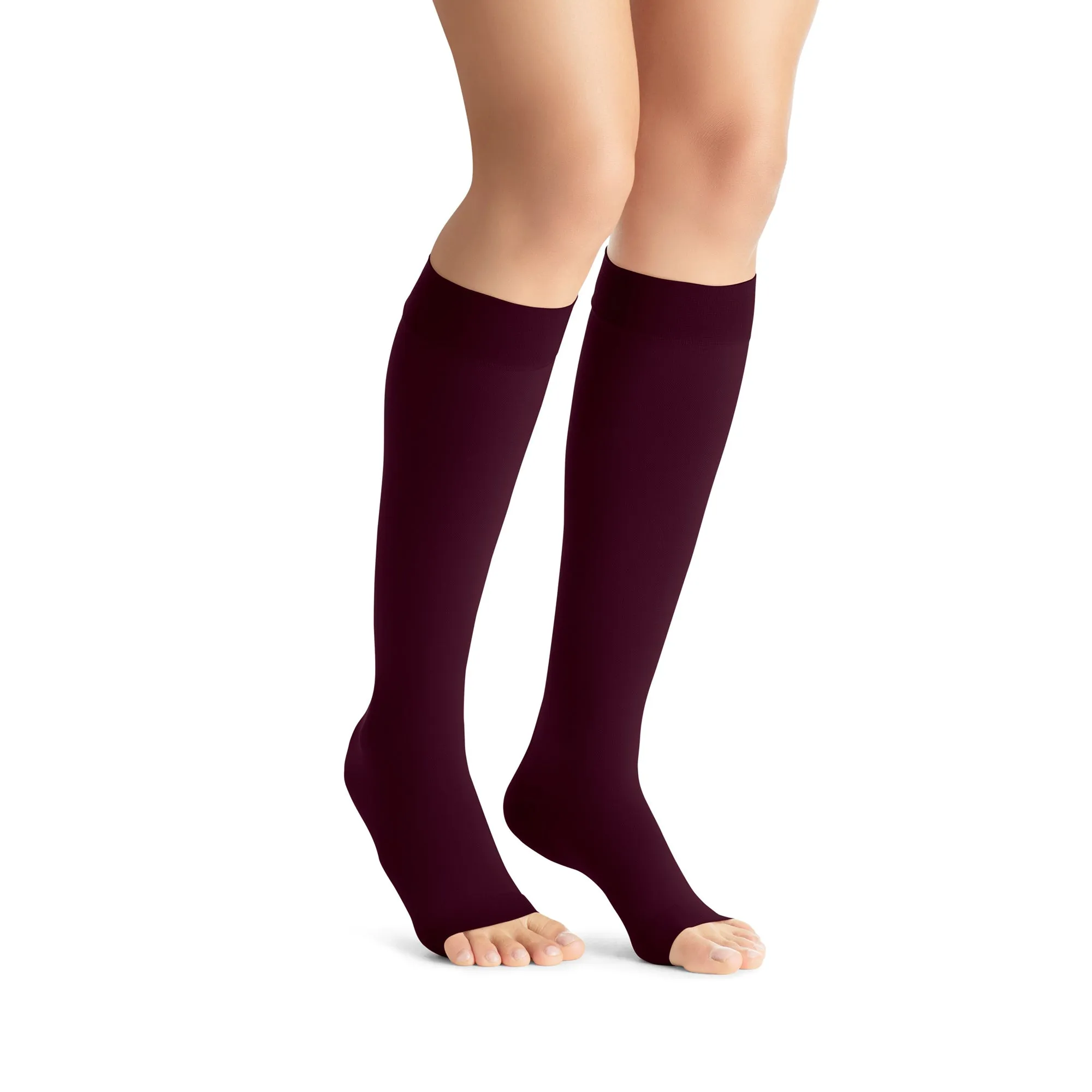 Jobst Opaque Open Toe Maternity Knee Highs 15-20 mmHg
