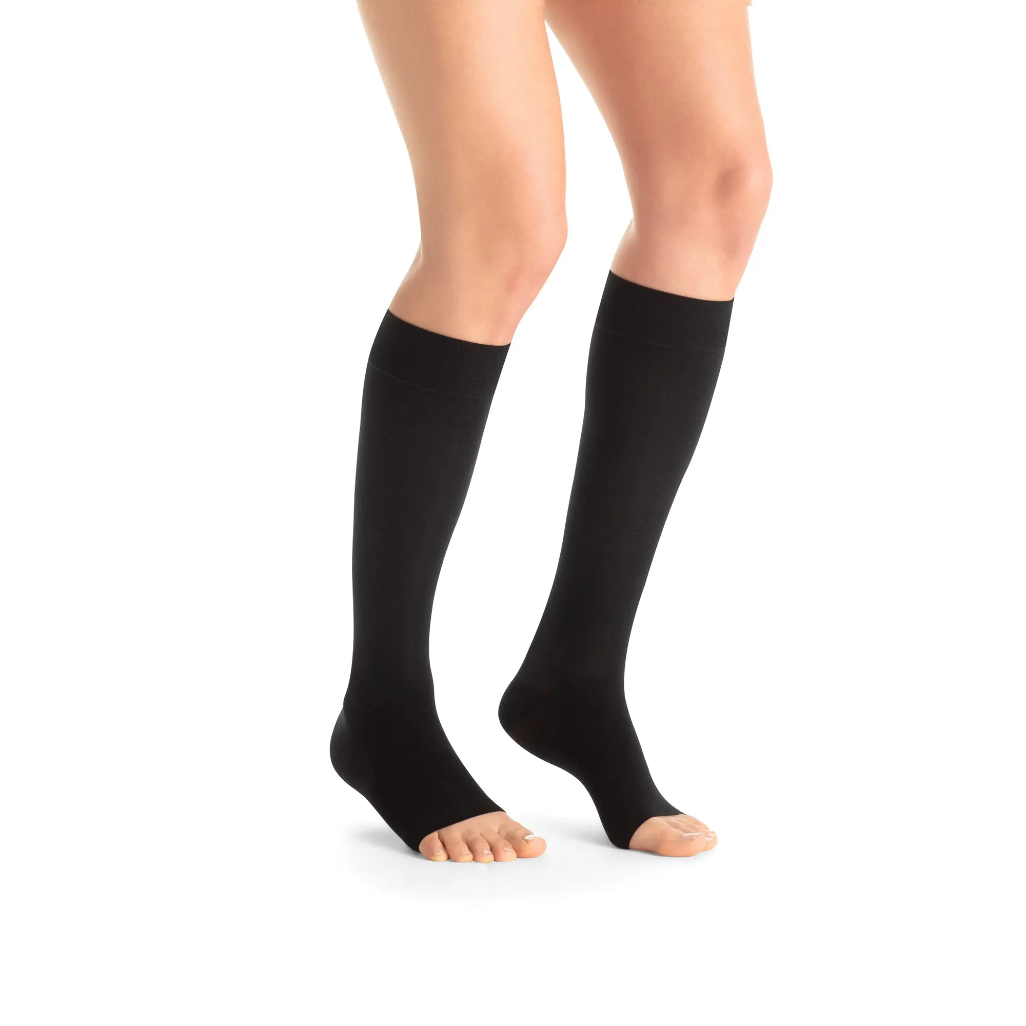 Jobst Opaque Open Toe Maternity Knee Highs 15-20 mmHg