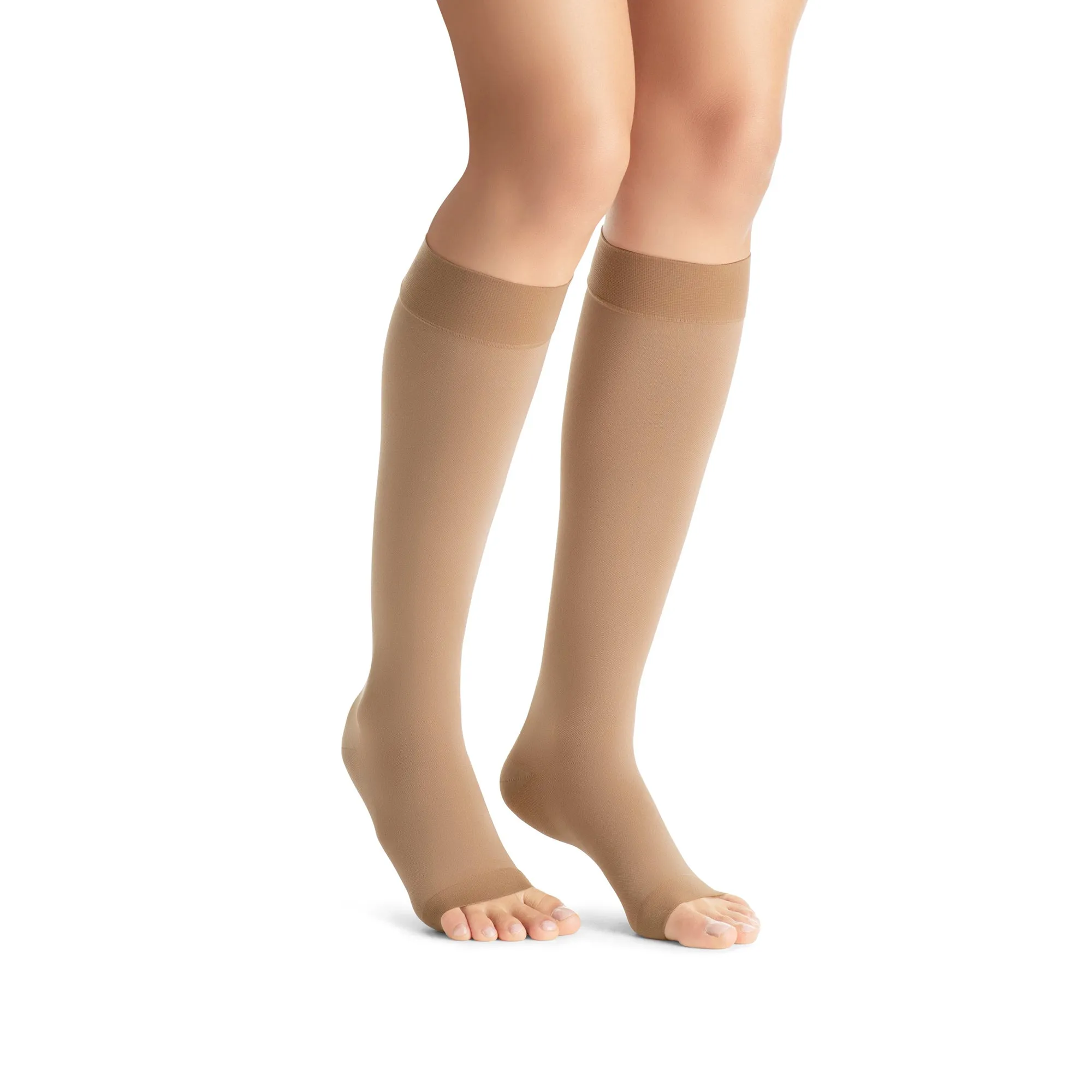 Jobst Opaque Open Toe Maternity Knee Highs 15-20 mmHg