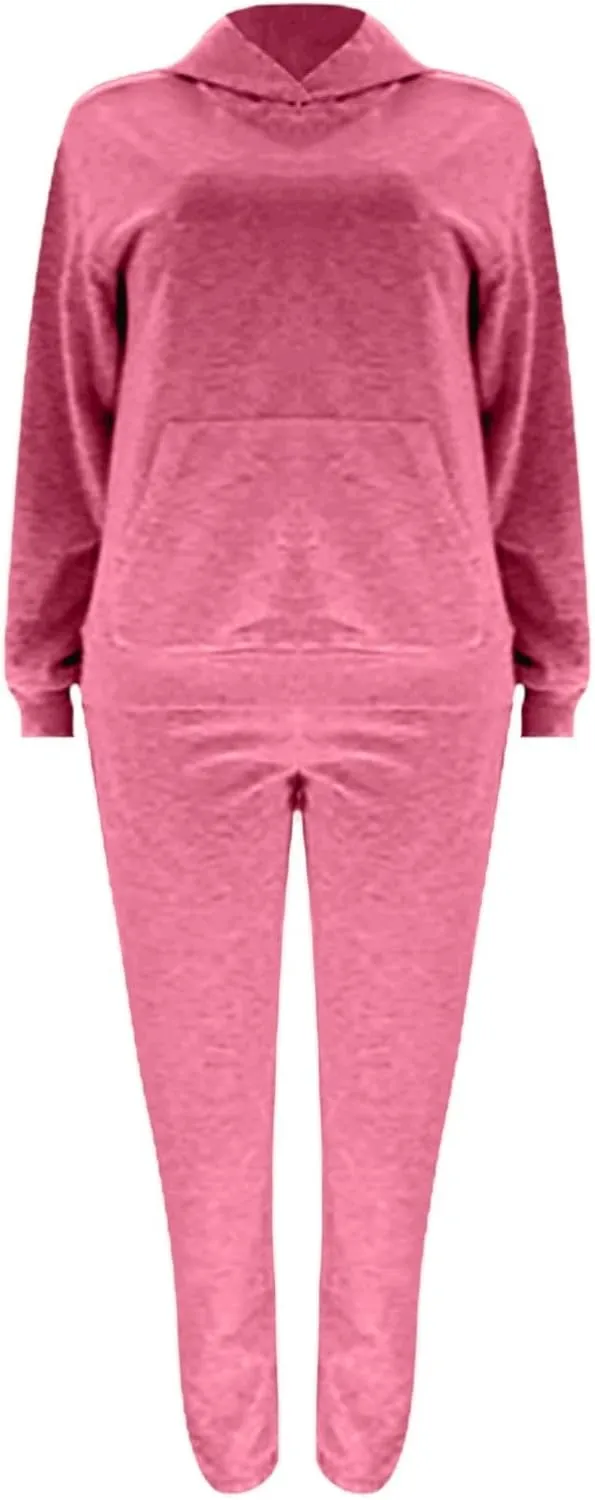 Jogger Sets for Women 2 Piece Lounge Sets Matching Sweat Outfits Oversized Hoodie Sweatsuits Comfy Joggers Tracksuit