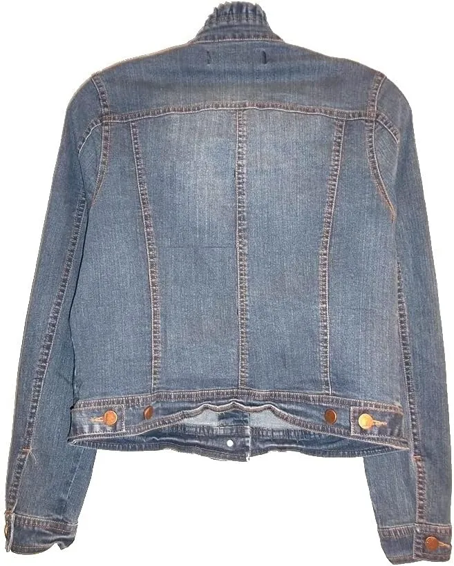 JOUJOU Women's Lightweight Denim Jacket, Comfortable & Designer Coat