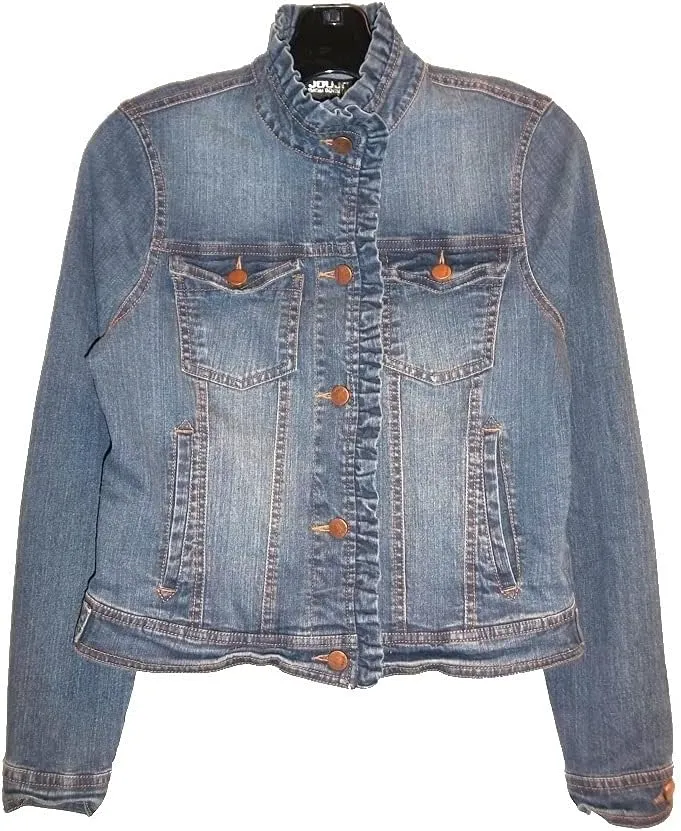 JOUJOU Women's Lightweight Denim Jacket, Comfortable & Designer Coat