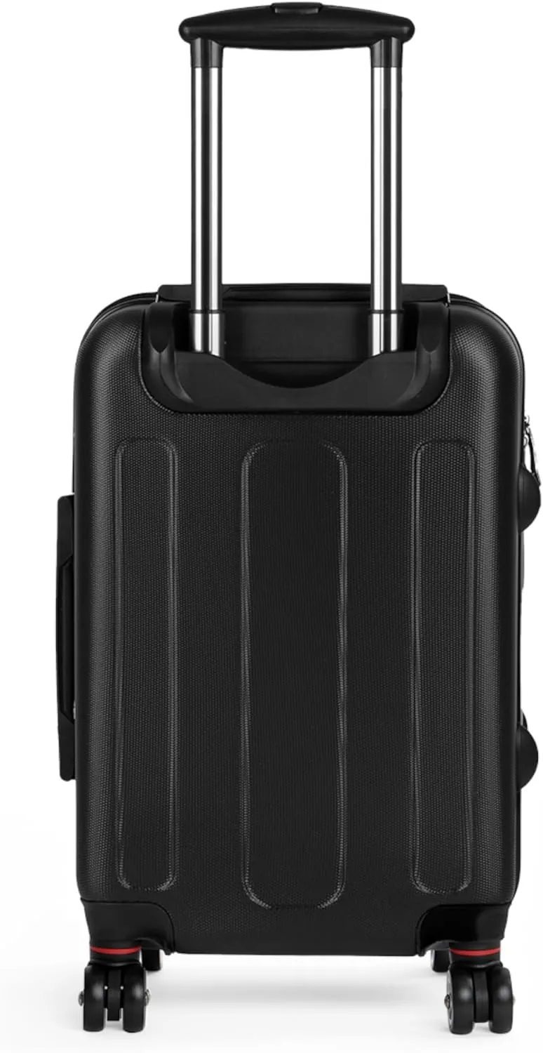 June in Color This Is My Happy Face  Stylish Hard-Shell Suitcase with 360 Spinner Wheels & Secure Lock for Effortless Travel