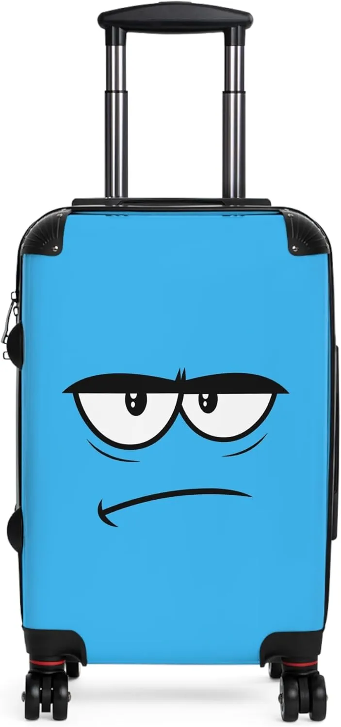 June in Color This Is My Happy Face  Stylish Hard-Shell Suitcase with 360 Spinner Wheels & Secure Lock for Effortless Travel