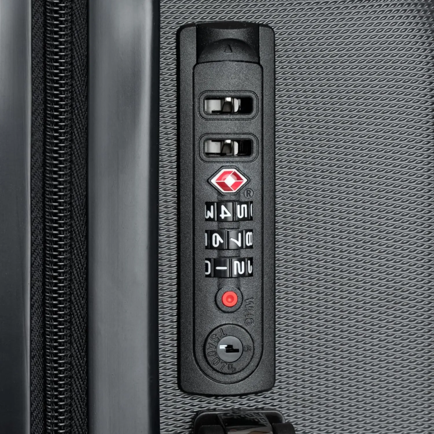 June in Color This Is My Happy Face  Stylish Hard-Shell Suitcase with 360 Spinner Wheels & Secure Lock for Effortless Travel