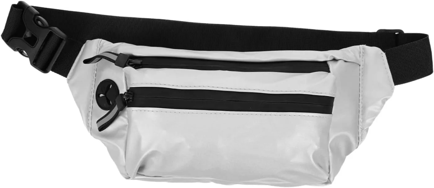 KESYOO Men's Fashion Chest Pouch Oxford Cloth Phone Holder Bag for Outdoor Activities Compact and Convenient Black