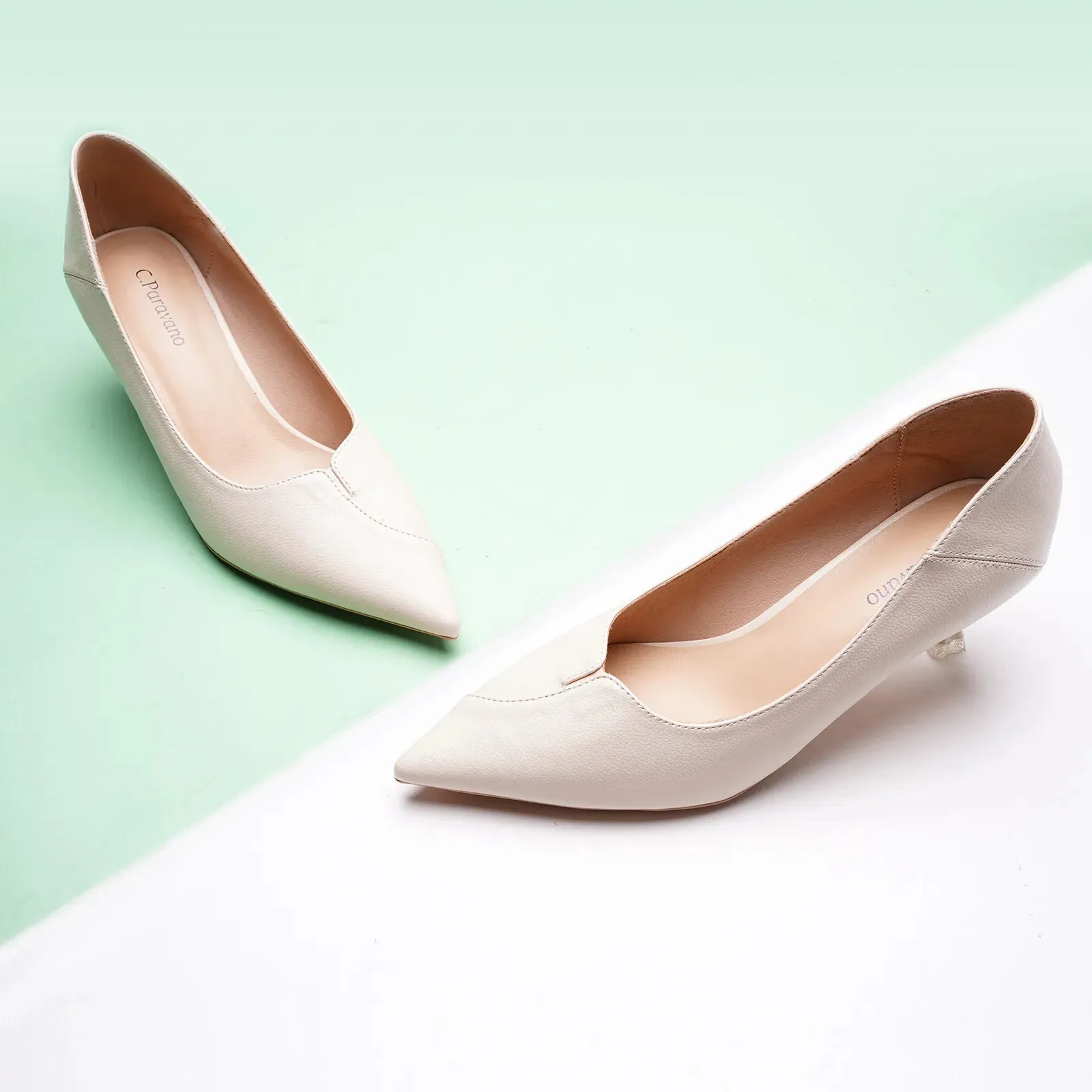 Kitten Heel Convertable Pump