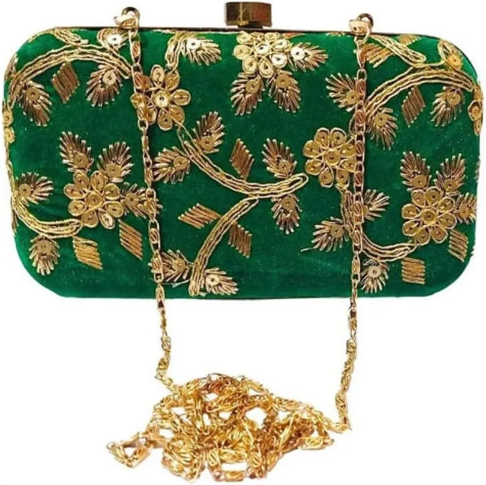 KUMKUM FASHIONS Clutch Purse for Women Evening Bags | Handbags for Wedding | Women's Handbags | Clutches | Wedding Gifts