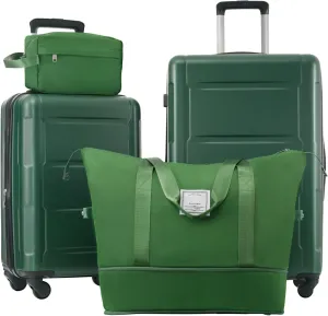 Lightweight 2 Piece Luggage Set for Travel, Expandable with Spinner Wheels, Convenient and Stylish, 20-Inch   24-Inch