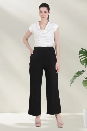 Long Flowing Trousers, Black