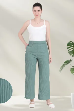 Long Flowing Trousers, Sea Green