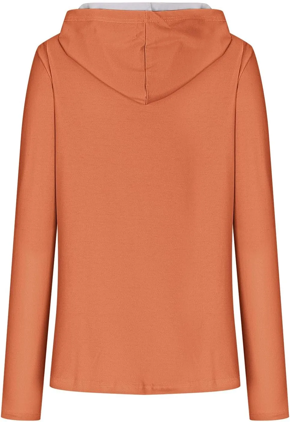 Long Sleeve Shirts for Women Comfy Baggy Oversized Pullover Tops with Thumb Holes Hoodies Solid Color Tunic Blouses