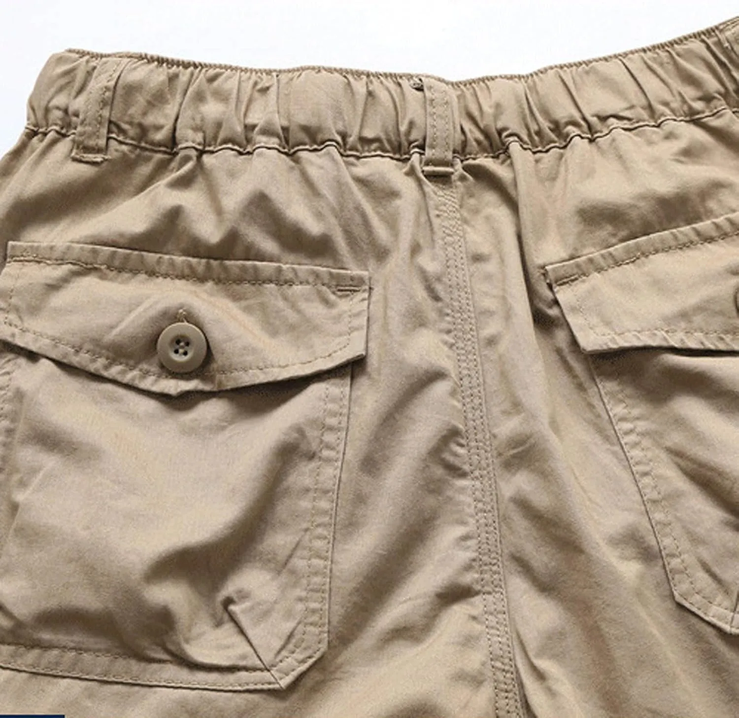 Mens Athletic Pants Casual Stylish Cotton Solid Multi Pockets Cargo Shorts Big and Tall Utility Tooling Shorts