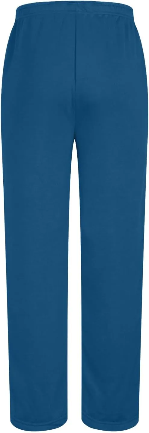 Men's Casual Loose Fit Pants Elastic Waistband Lounge Breathable Relaxed Trousers Home Office Travel Yoga Daily
