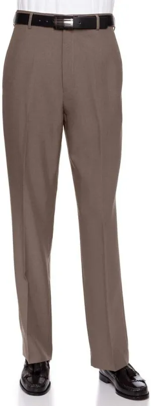 Mens Dress Pants Flat Front - Machine Washable Casual Pants Comfortable for Everyday Wear - Versatile Suit Pant for Work