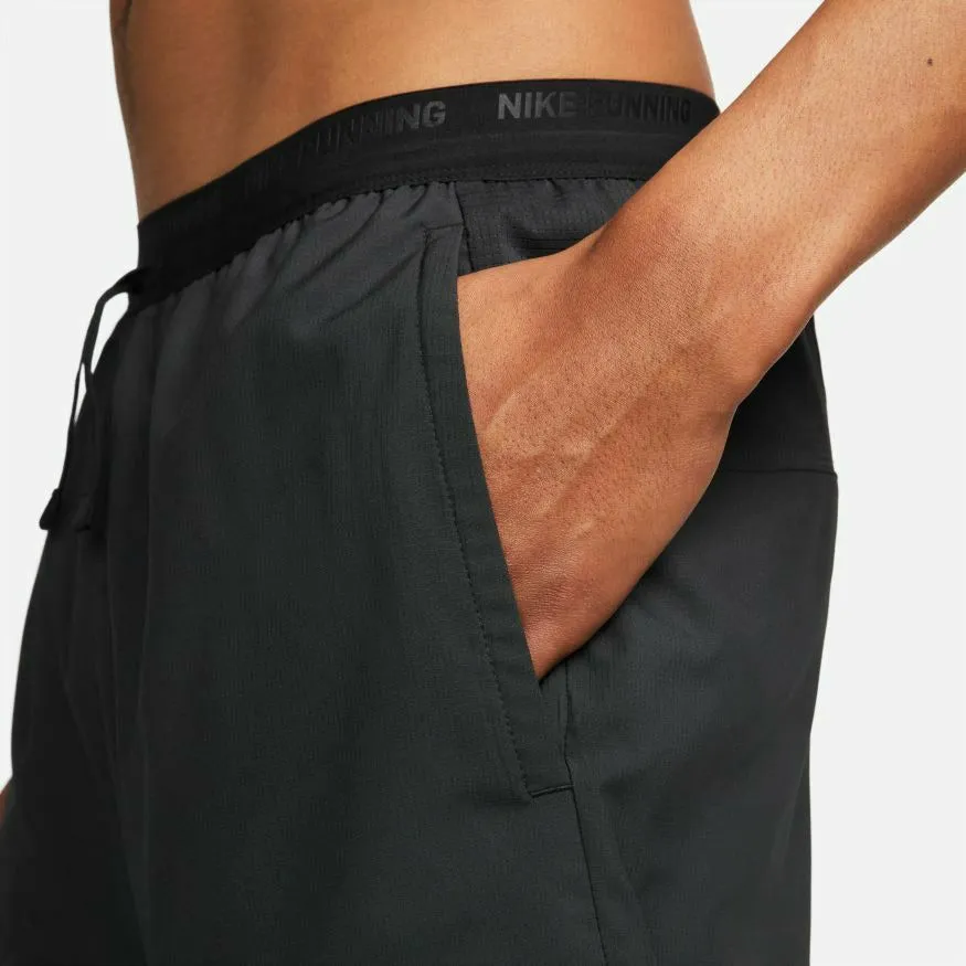 Mens Dri-FIT Stride 7 Inch 2-In-1 Running Shorts - Black
