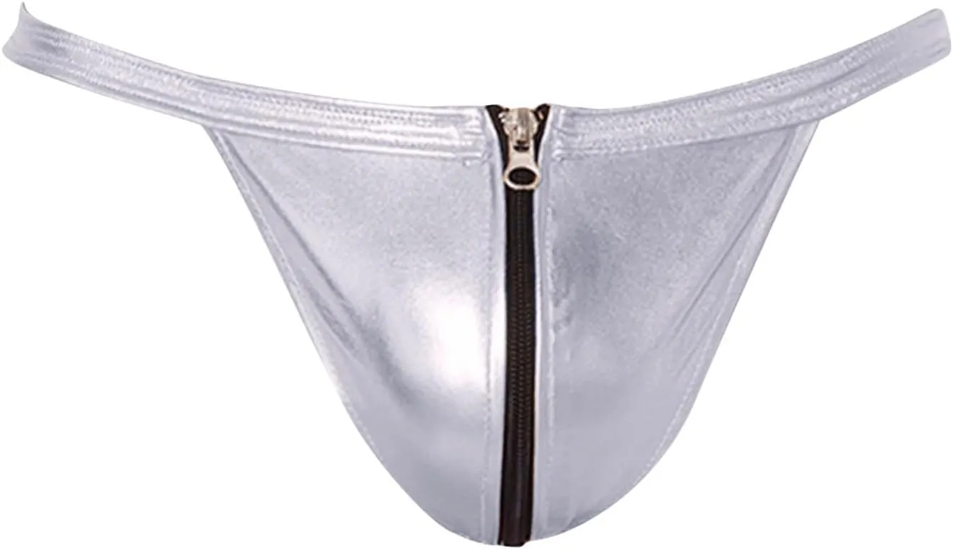 Men's Sexy Briefs Breathable Comfortable Mesh Bikini Underwear Silky Swim Briefs Swimwear Adult Thongs for Men
