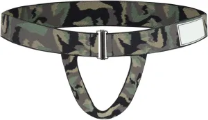 Men's Sexy Open Front Underwear Soft Comfortable Briefs Men's Sexy Panties Lingerie Hollow Thong Brief Underpants Camouflage
