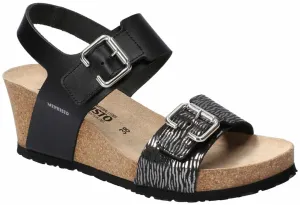 Womens Mephisto Lissandra Wedge Sandal with Comfortable Straps