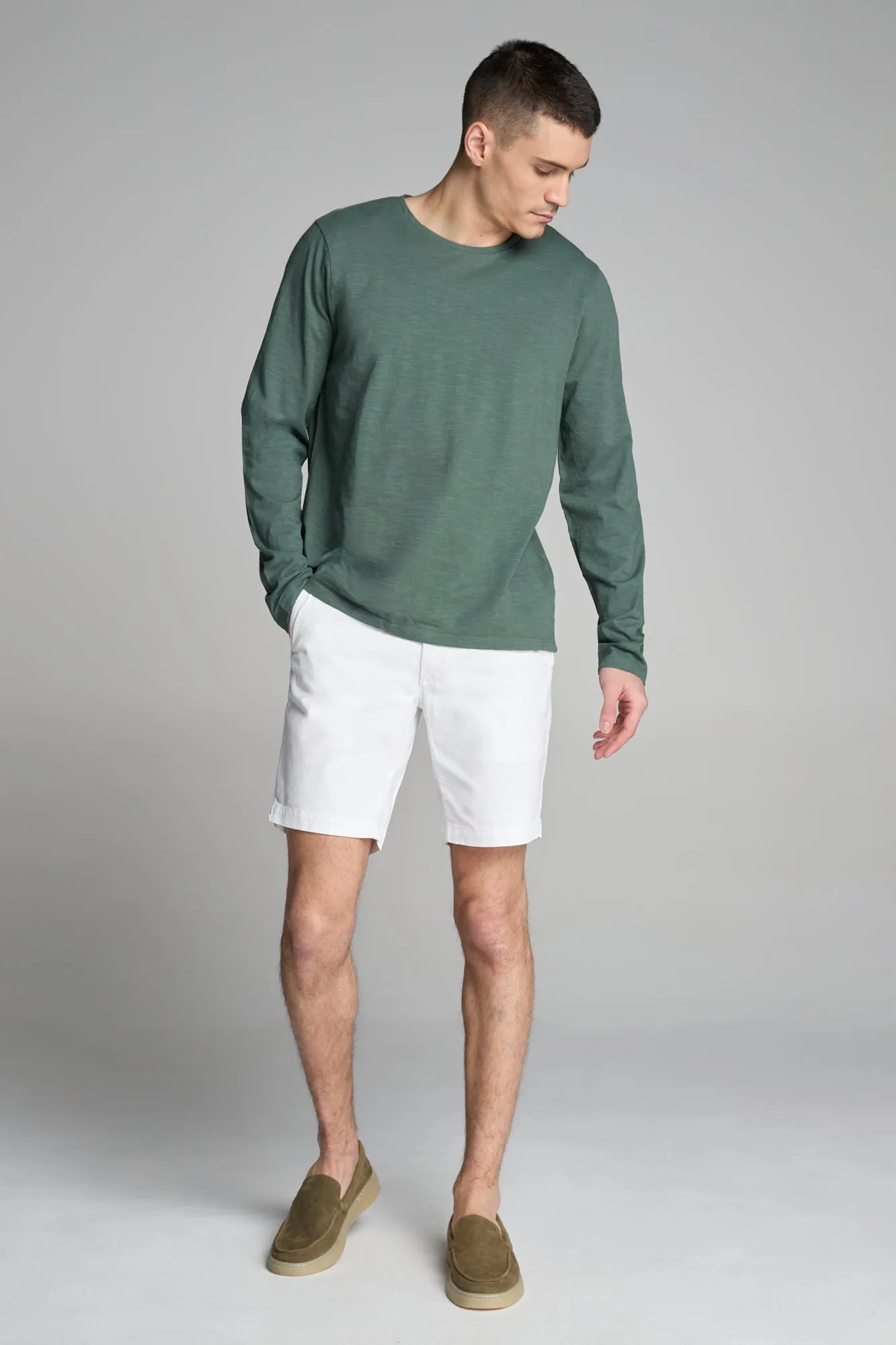 Meridian Knit Cotton Tee