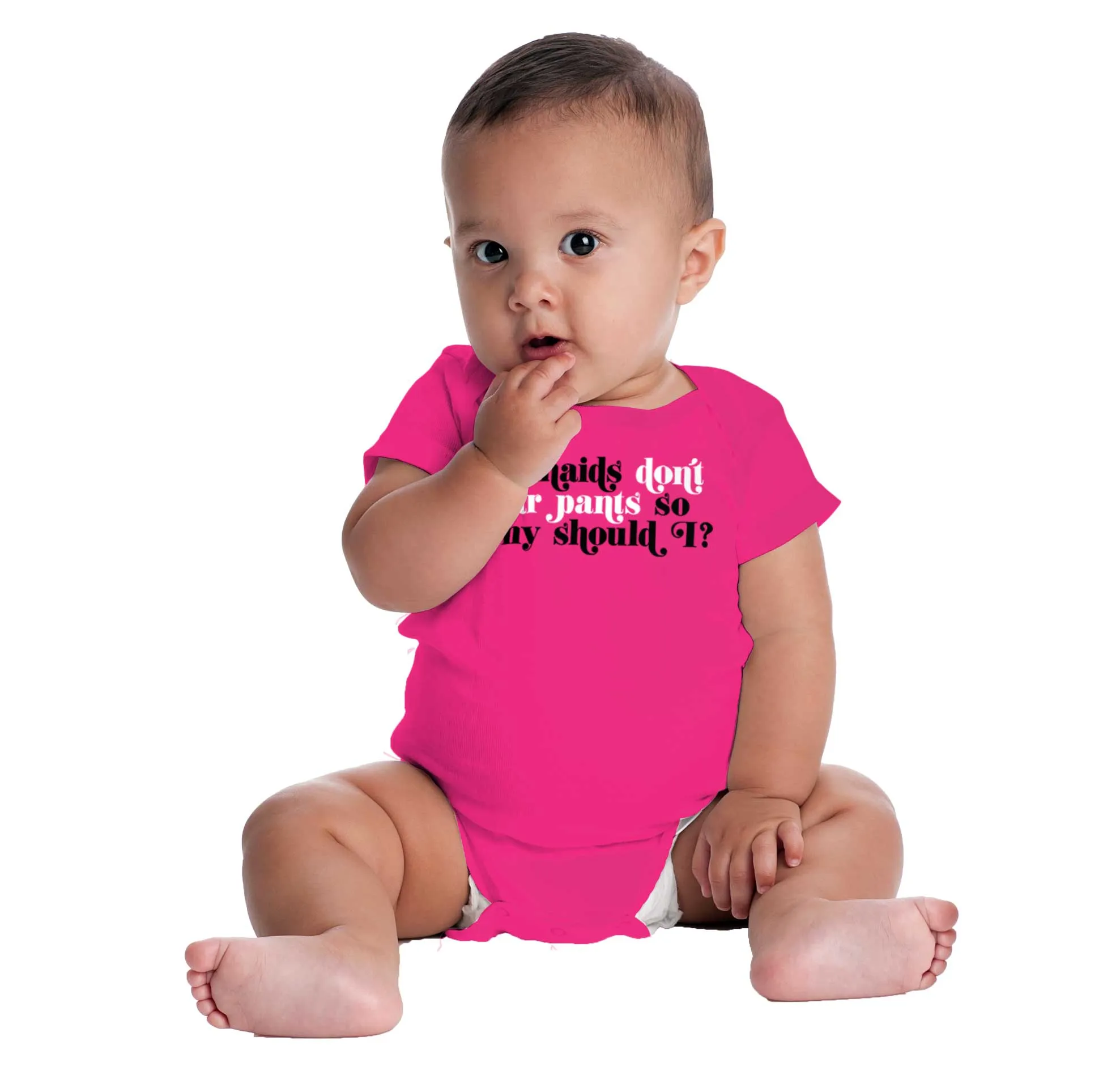 Mermaids Don't Wear Pants Romper Bodysuit