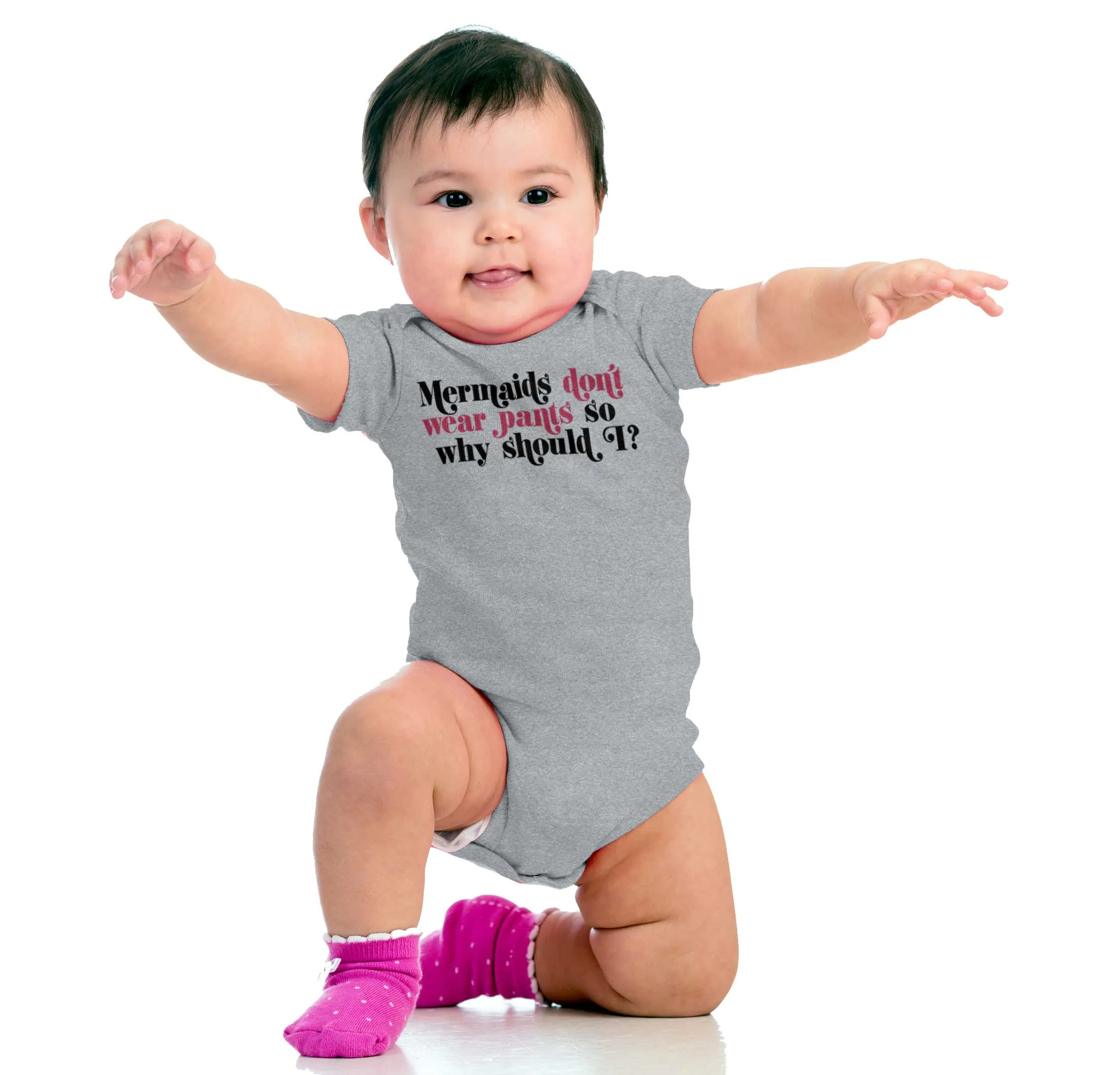Mermaids Don't Wear Pants Romper Bodysuit