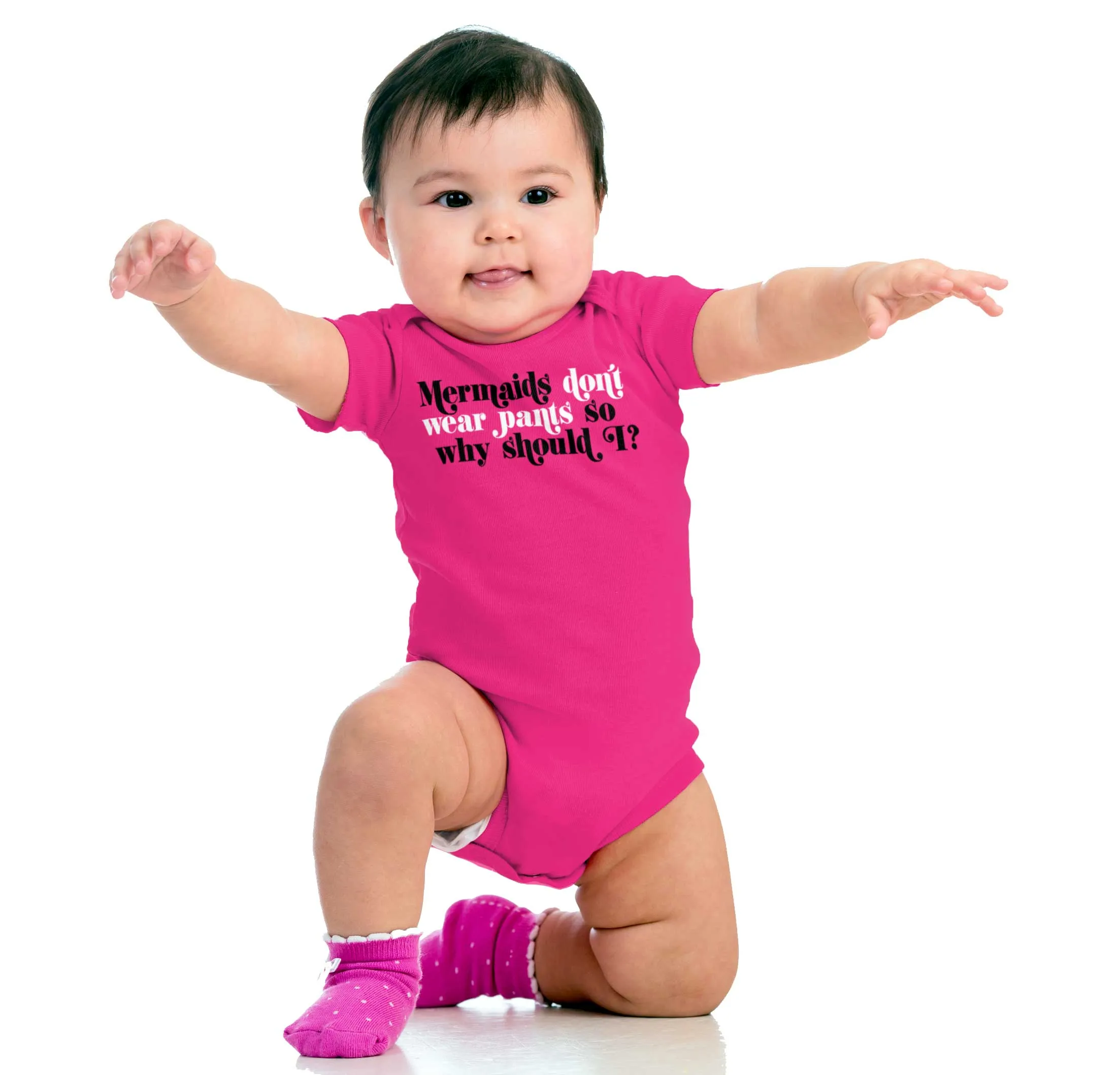 Mermaids Don't Wear Pants Romper Bodysuit