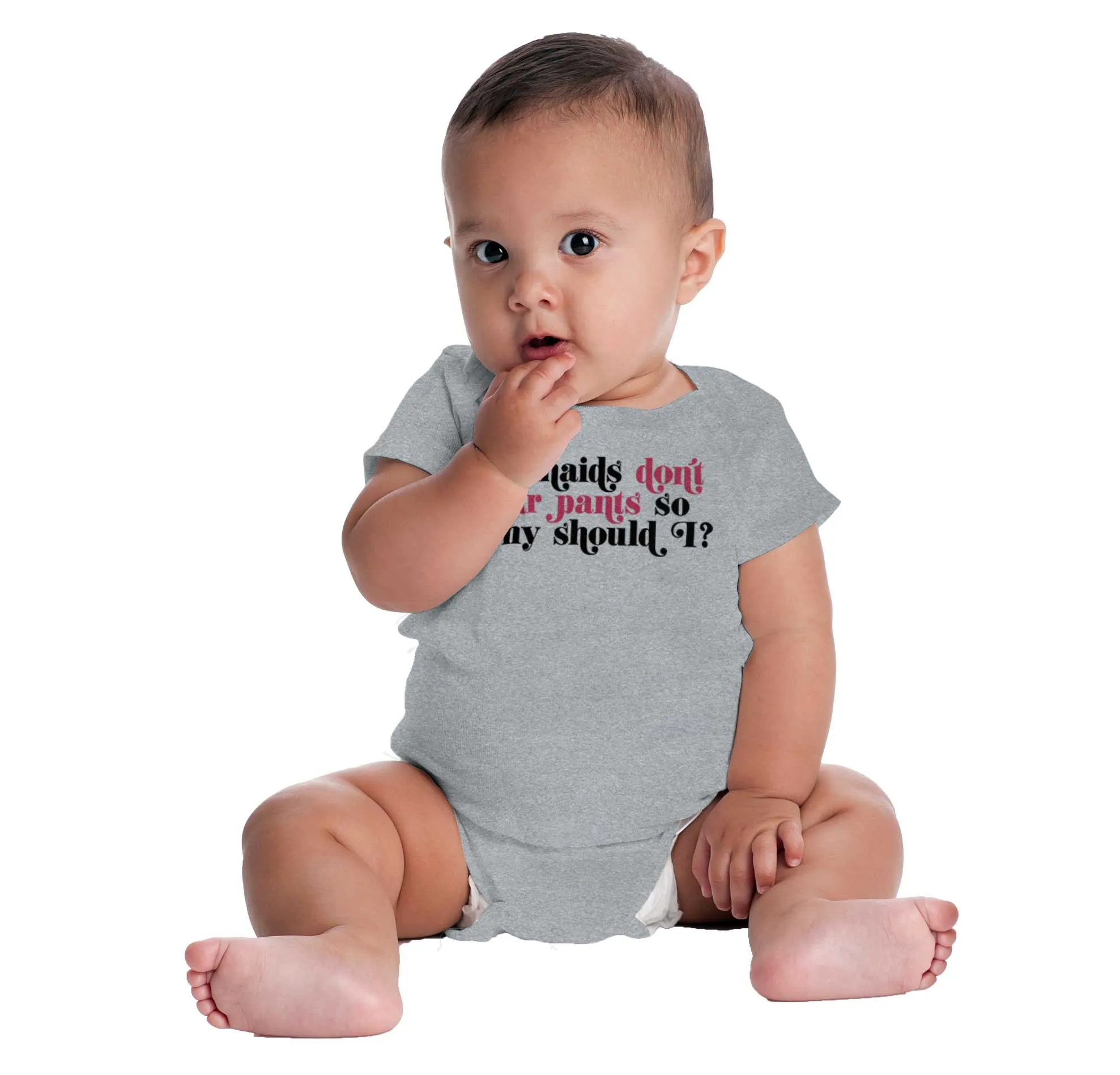 Mermaids Don't Wear Pants Romper Bodysuit