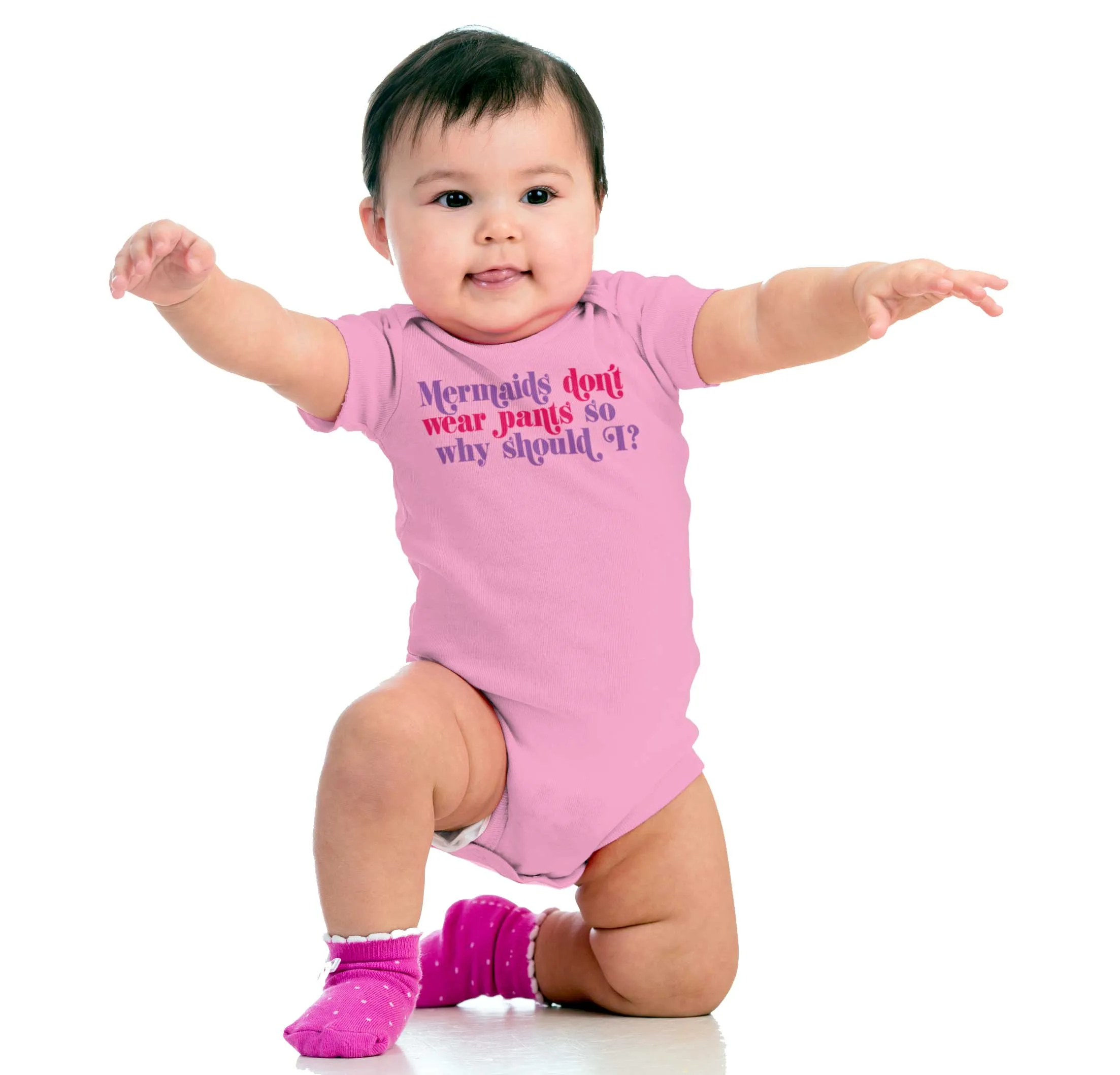 Mermaids Don't Wear Pants Romper Bodysuit