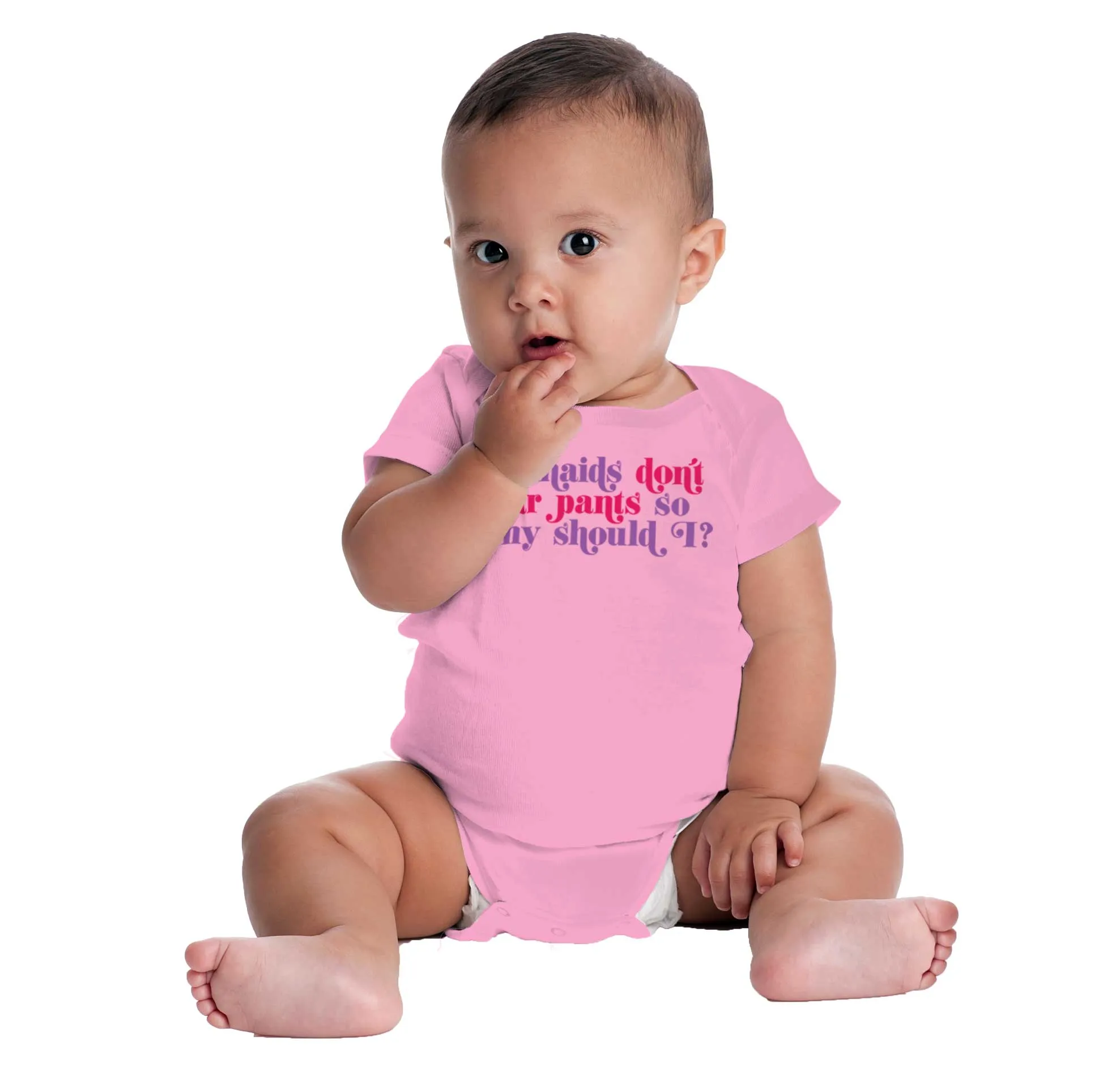 Mermaids Don't Wear Pants Romper Bodysuit