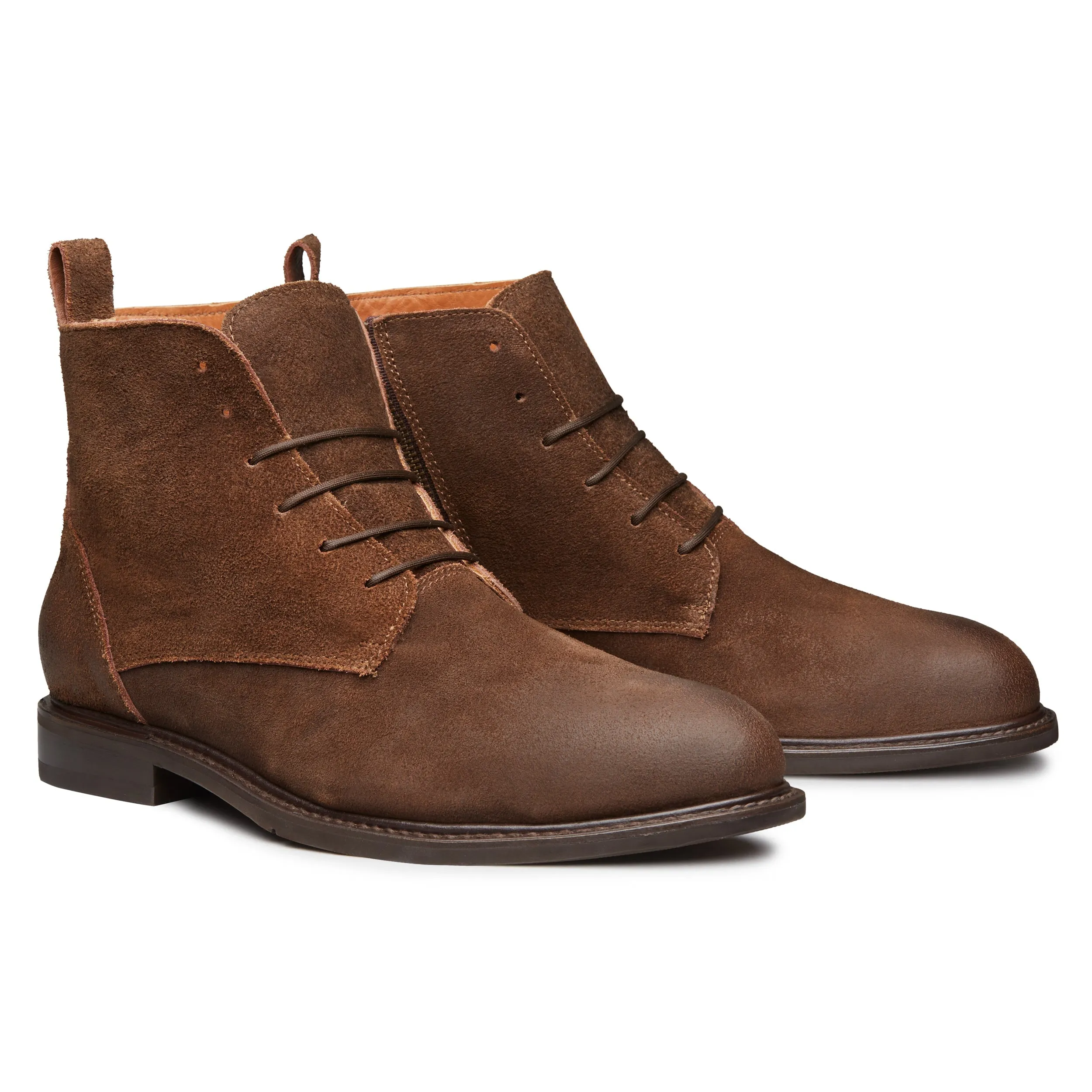 MICH STEEL TOE LACE UP BOOT MOKA