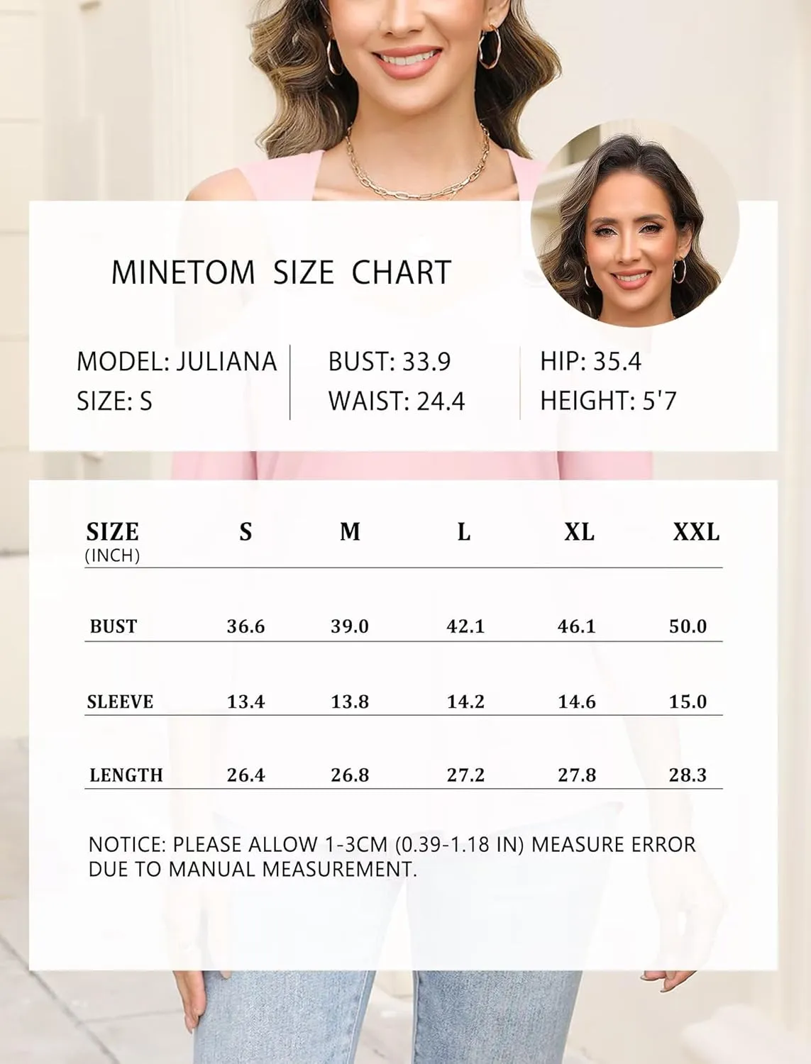 Minetom Women's V Neck 3/4 Sleeve Shirts Cold Shoulder Tops Basic Summer Tees