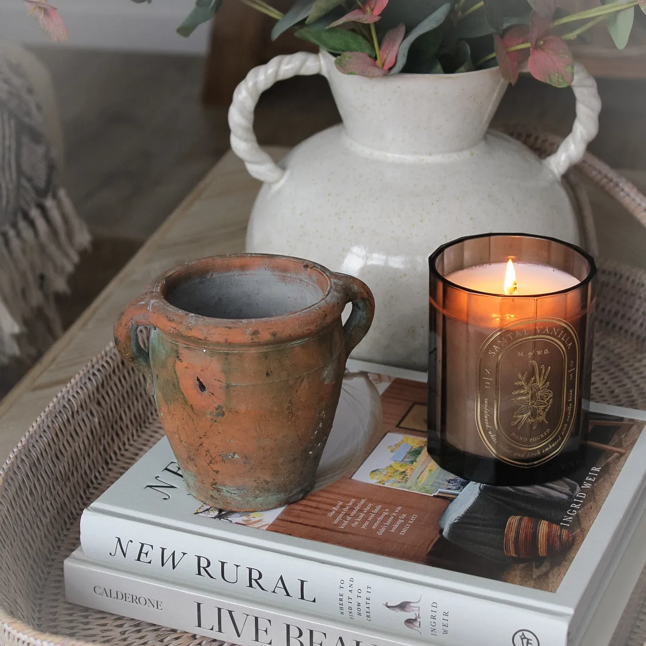 Mini Vintage Olive Pot with Handles