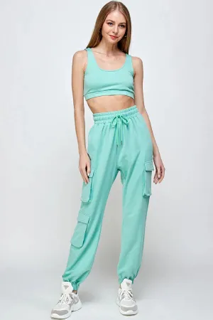 Mint Cargo Crop Set