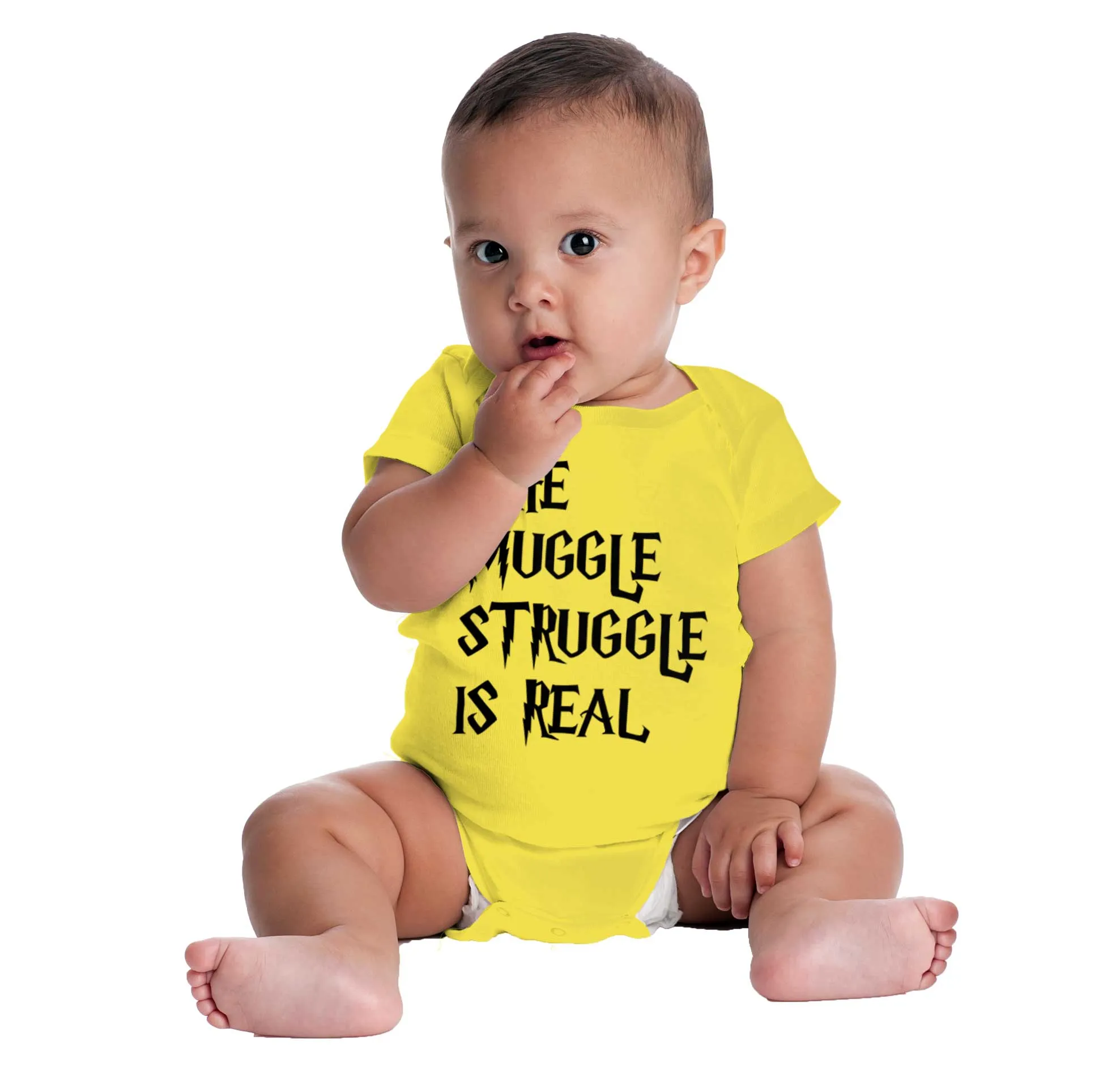 Muggle Struggle Is Real Romper Bodysuit