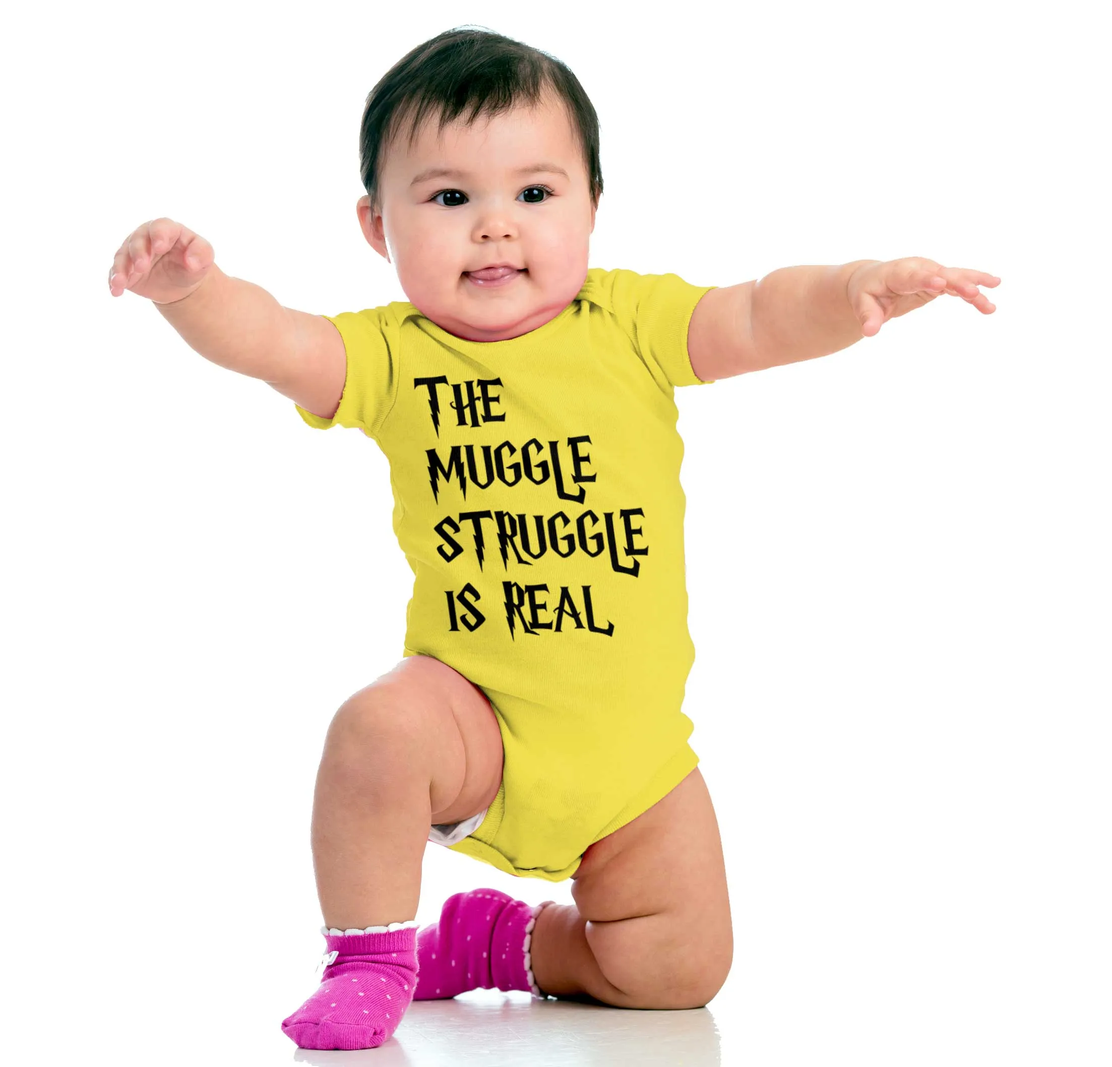 Muggle Struggle Is Real Romper Bodysuit